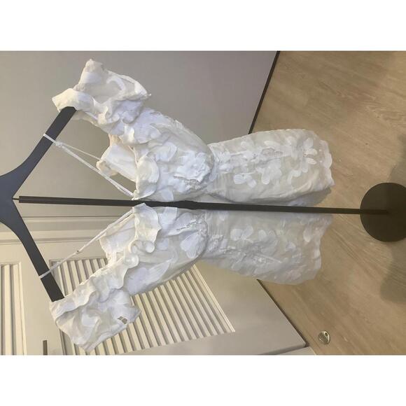 Alice McCall White Lace Shake It Off Romper 0 Bohemian Resortwear Embroidery - Picture 5 of 6